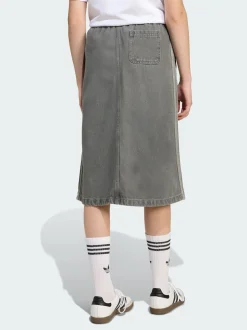 adidas Originals Grey Denim Skirt