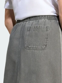adidas Originals Grey Denim Skirt