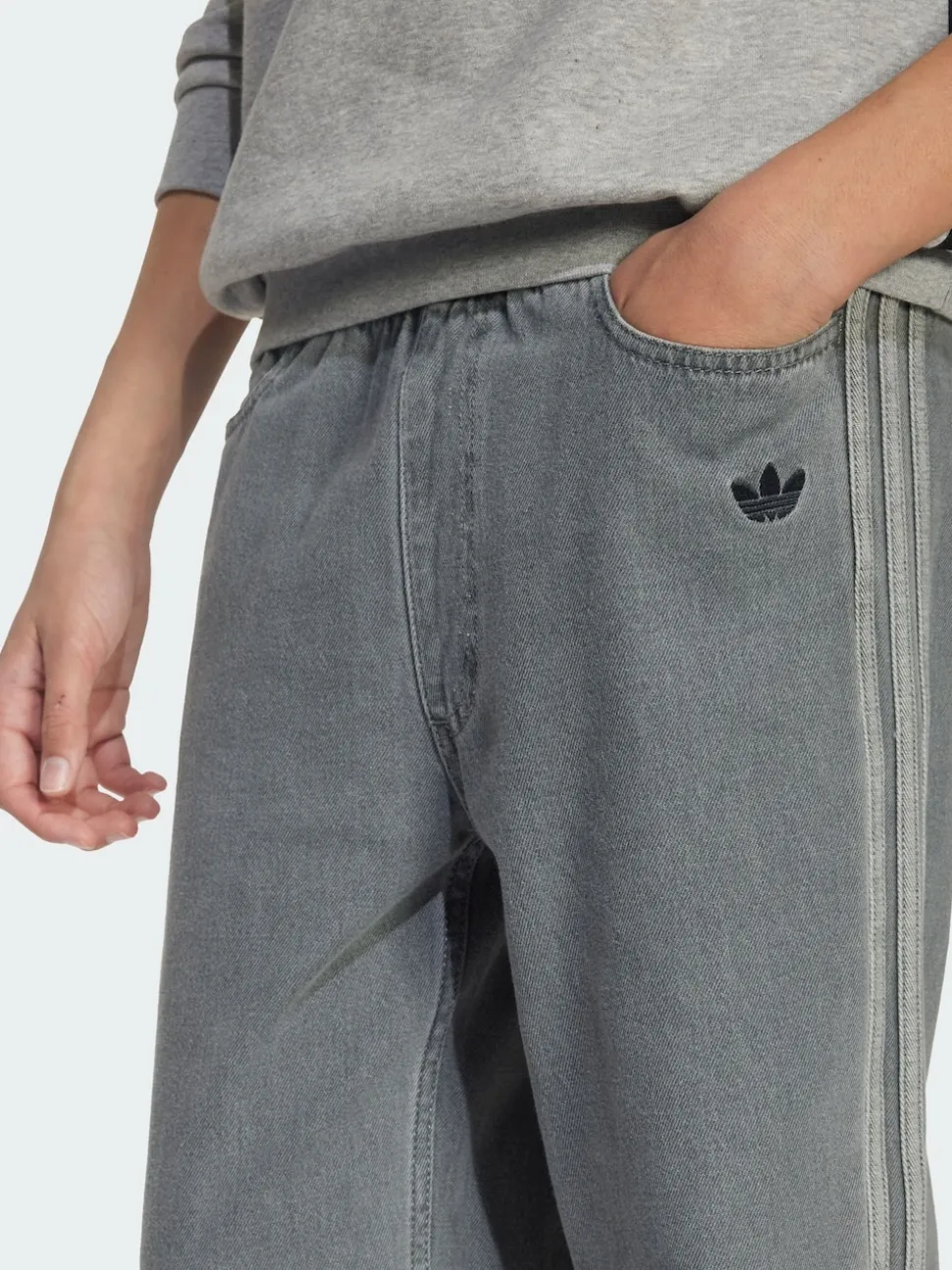 adidas Originals Grey Denim Trousers