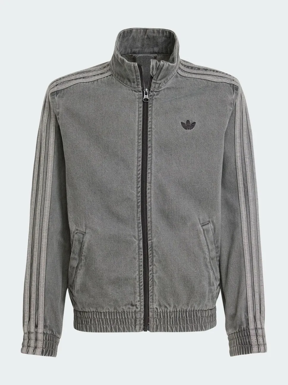 adidas Originals Grey Firebird Track Top Denim