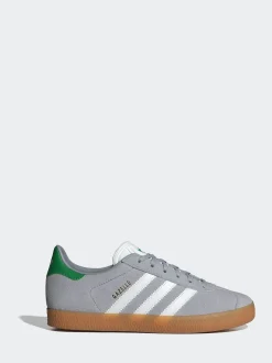 adidas Originals Grey Gazelle Junior Trainers