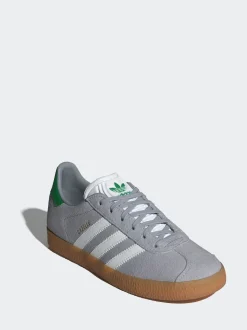 adidas Originals Grey Gazelle Junior Trainers