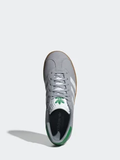adidas Originals Grey Gazelle Junior Trainers