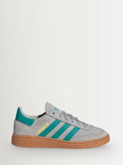 adidas Originals Grey/Green Handball Spezial Trainers