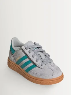 adidas Originals Grey Handball Spezial Comfort Closure Elastic Lace Infant Trainers
