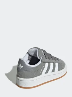 adidas Originals Grey Light Campus 00s Comfort Closure Elastic Lace Infant Trainers