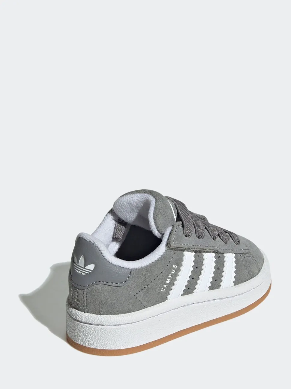 adidas Originals Grey Light Campus 00s Comfort Closure Elastic Lace Infant Trainers