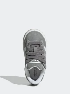 adidas Originals Grey Light Campus 00s Comfort Closure Elastic Lace Infant Trainers