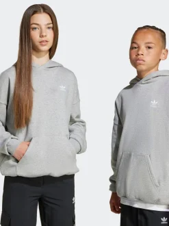adidas Originals Grey Loose Fleece Kids Hoodie