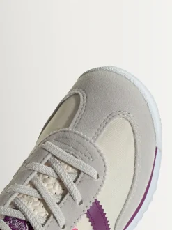 adidas Originals Grey/Purple/Pink SL 72 RS Elastic Laces Trainers