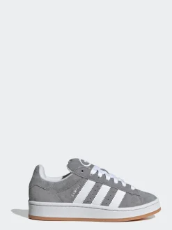 adidas Originals Grey/White Campus 00s Lace Junior Trainers