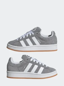 adidas Originals Grey/White Campus 00s Lace Junior Trainers