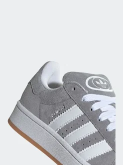adidas Originals Grey/White Campus 00s Lace Junior Trainers