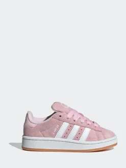 adidas Originals Light Pink Campus 00s Elastic Lace Kids Trainers