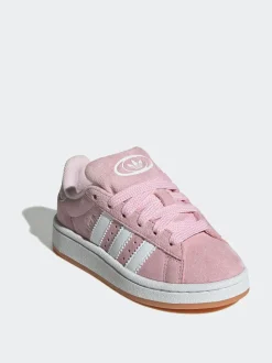 adidas Originals Light Pink Campus 00s Elastic Lace Kids Trainers