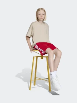 adidas originals Neutral Oversized Cutline V-Neck T-Shirt