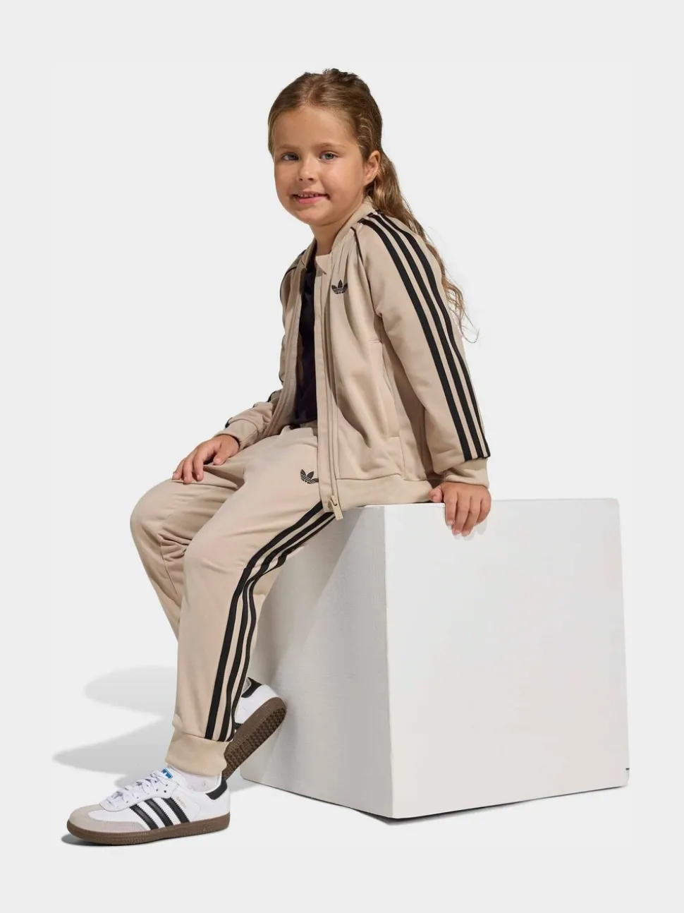 adidas Originals Neutral SST Little Kids Tracksuit