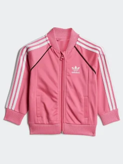 adidas Originals Pink Adicolor SST Infant Kids Tracksuit