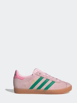 adidas Originals Pink Gazelle Lace Junior Trainers