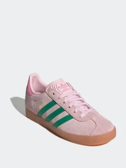 adidas Originals Pink Gazelle Lace Junior Trainers