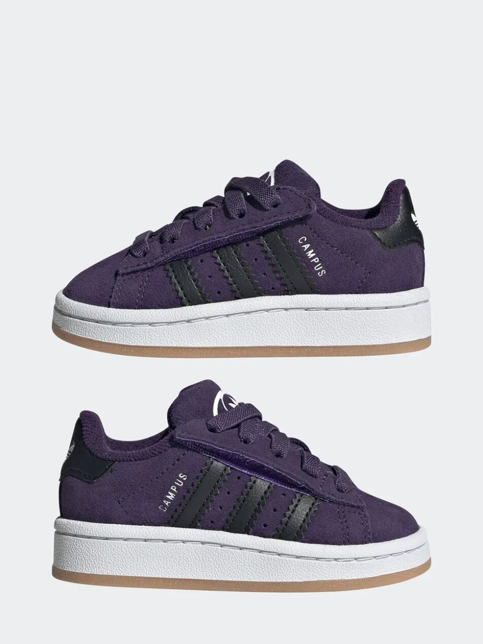 adidas Originals Purple Campus 00s Comfort Closure Elastic Lace Infant Trainers