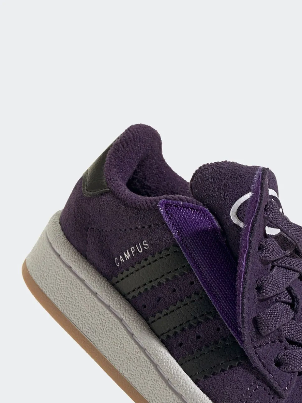 adidas Originals Purple Campus 00s Comfort Closure Elastic Lace Infant Trainers