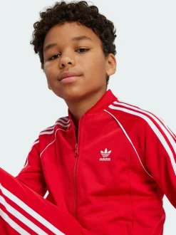 adidas Originals Red Adicolor SST Track Top