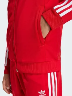 adidas Originals Red Adicolor SST Track Top