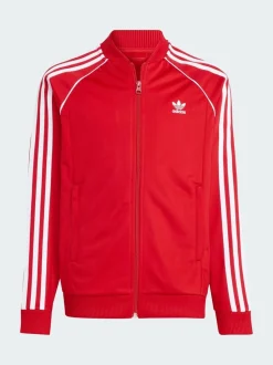 adidas Originals Red Adicolor SST Track Top