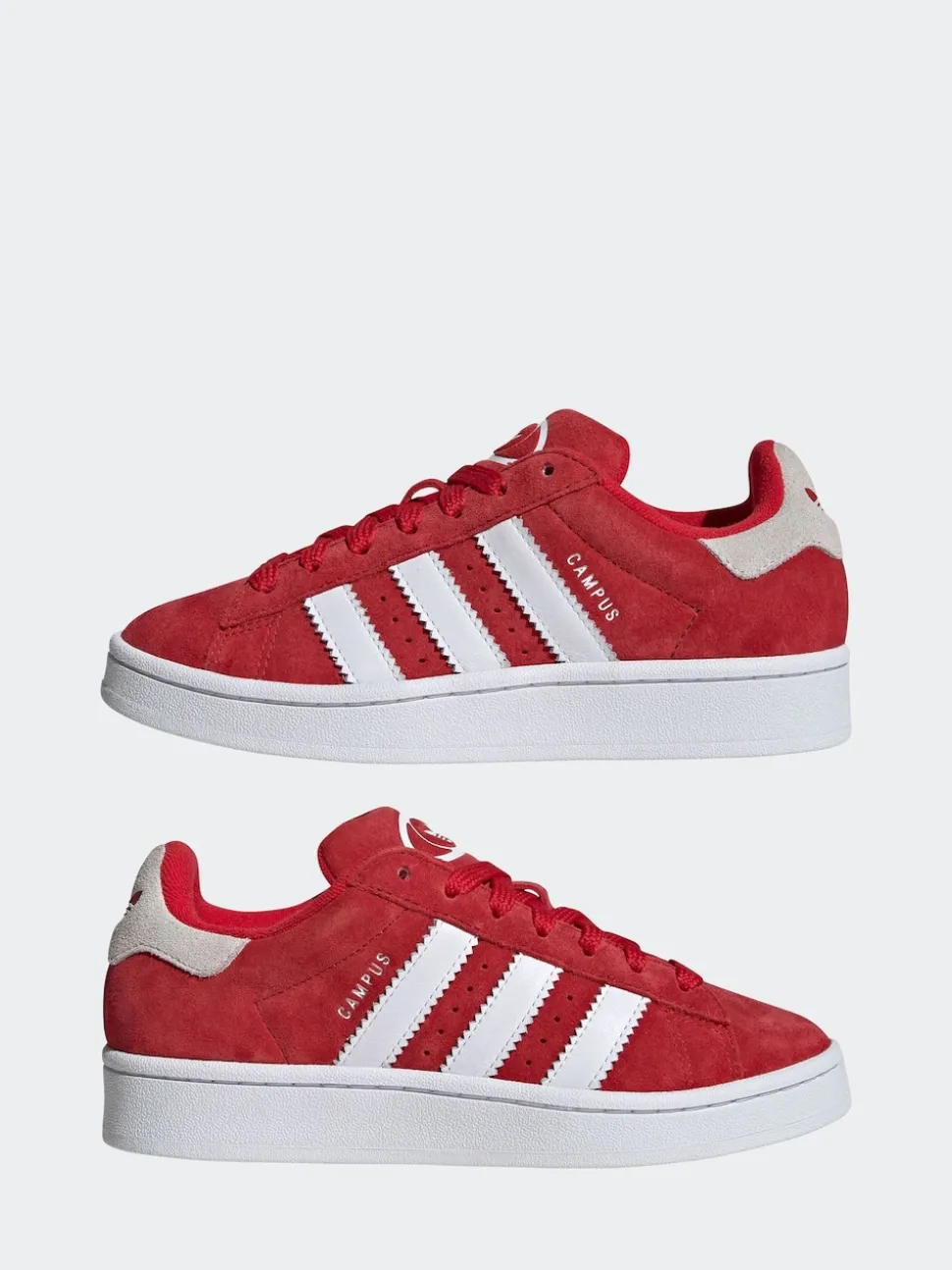 adidas Originals Red Campus 00s Lace Junior Trainers