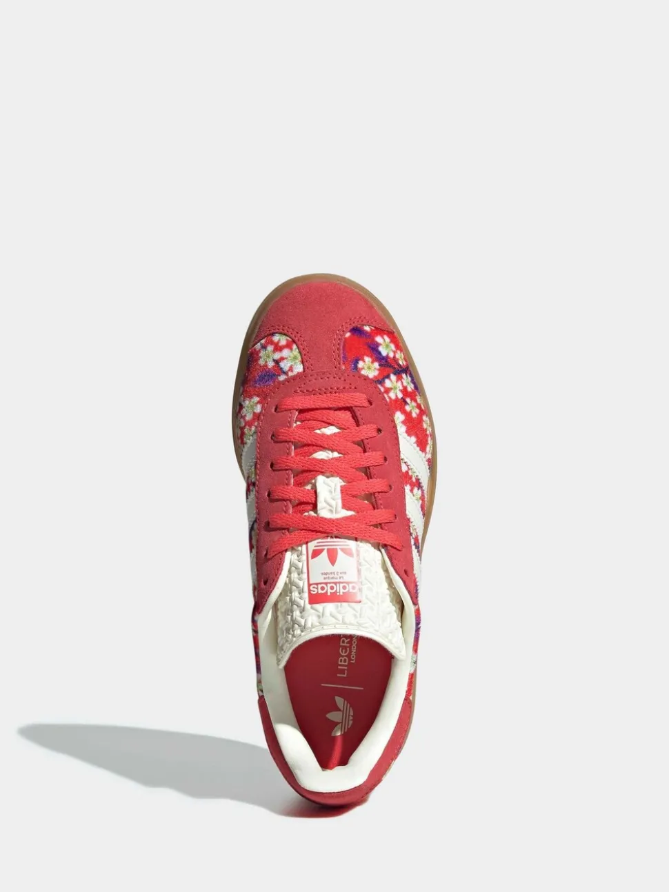 adidas Originals Red Gazelle Bold x Liberty London Lace Junior Trainers