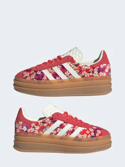 adidas Originals Red Gazelle Bold x Liberty London Lace Junior Trainers