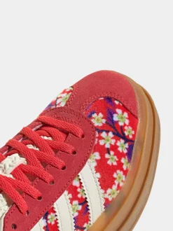 adidas Originals Red Gazelle Bold x Liberty London Lace Junior Trainers