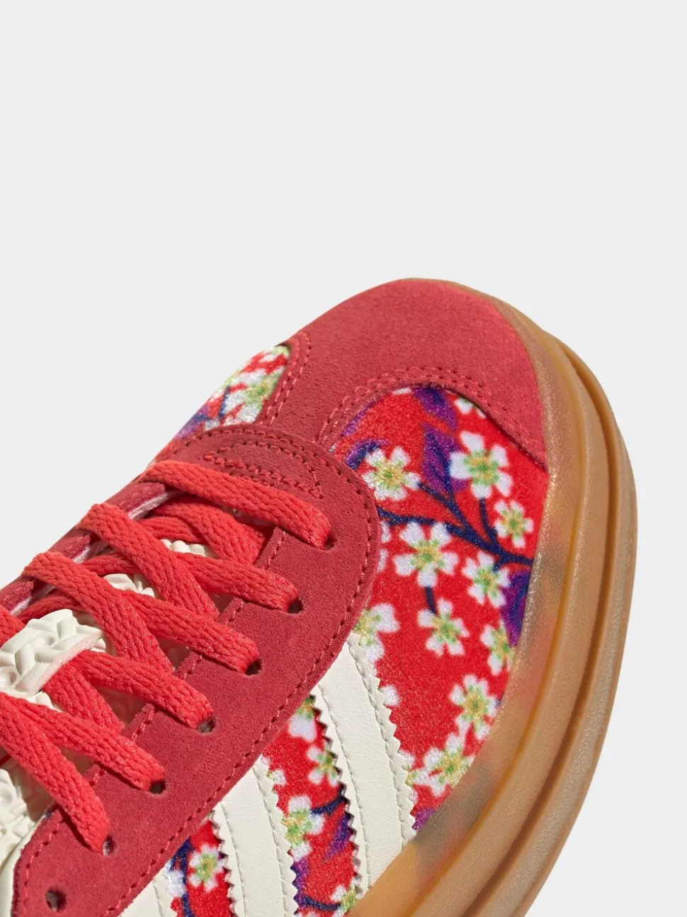 adidas Originals Red Gazelle Bold x Liberty London Lace Junior Trainers
