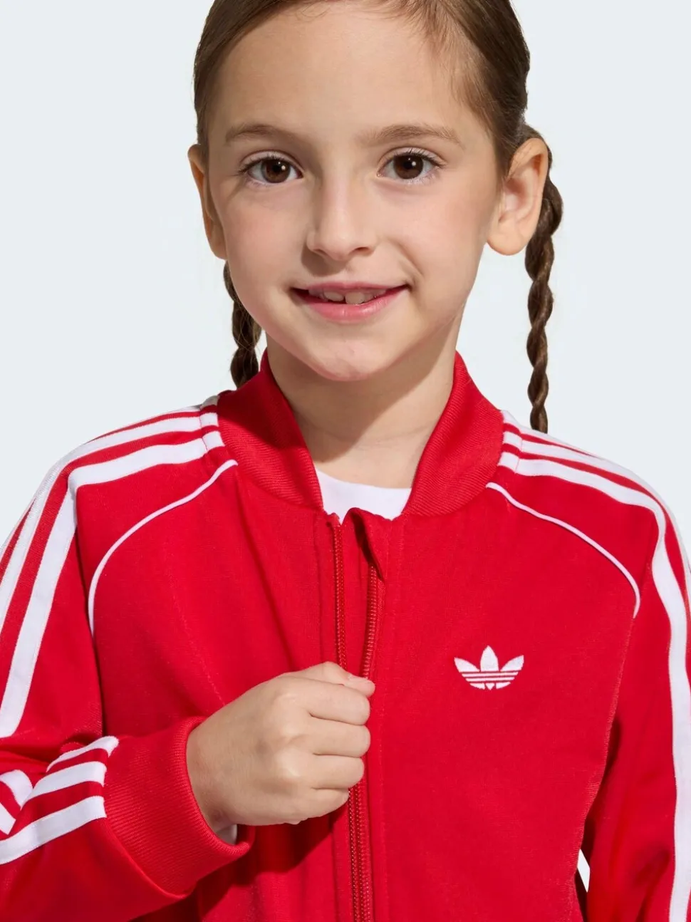 adidas Originals Red SST Little Kids Tracksuit