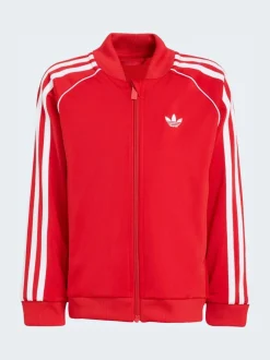 adidas Originals Red SST Little Kids Tracksuit