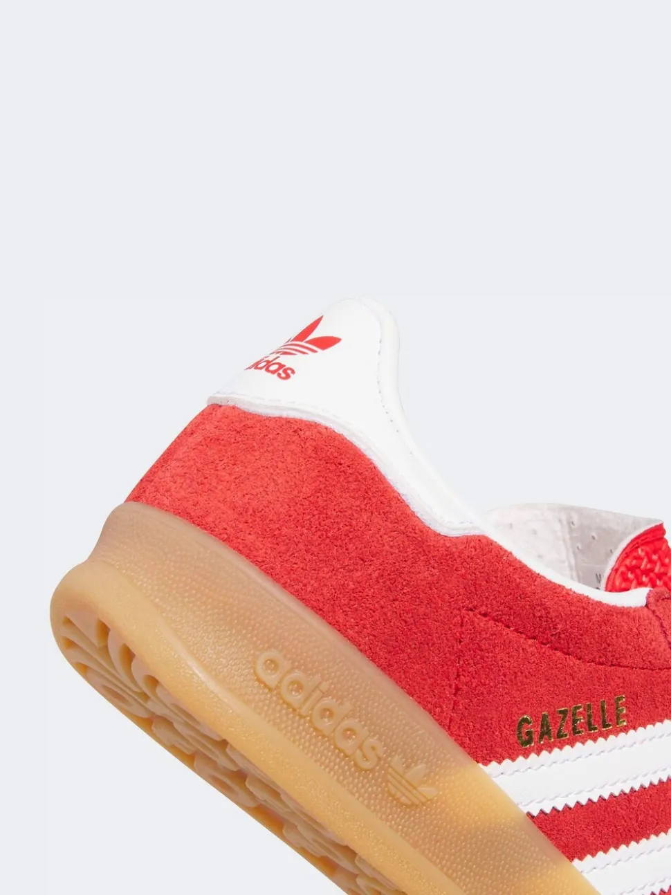 adidas Originals Red/White Gazelle Indoor Trainers