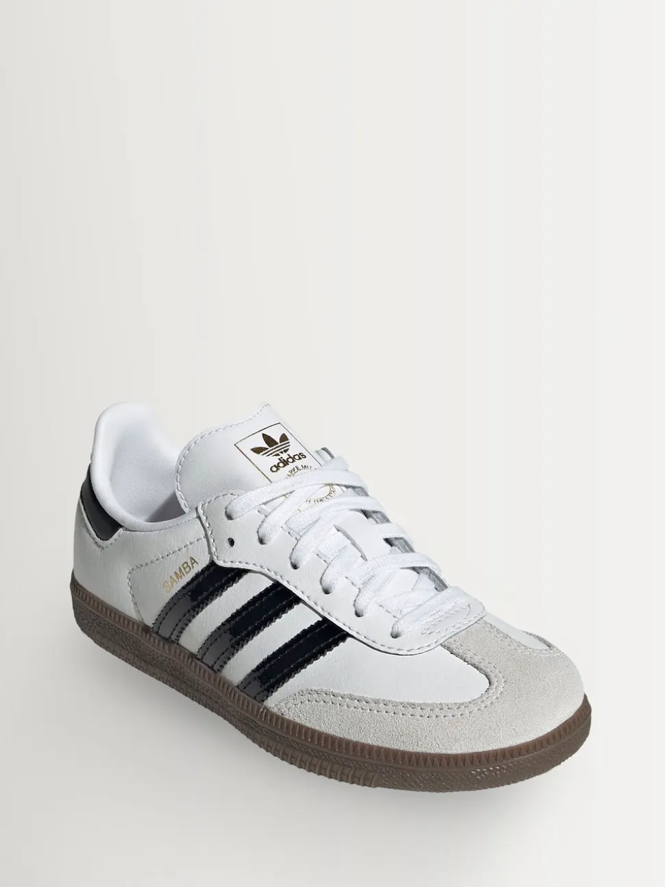 adidas Originals White/Black Samba OG Kids Trainers