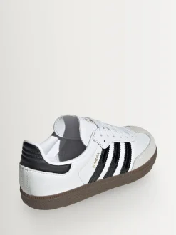 adidas Originals White/Black Samba OG Kids Trainers