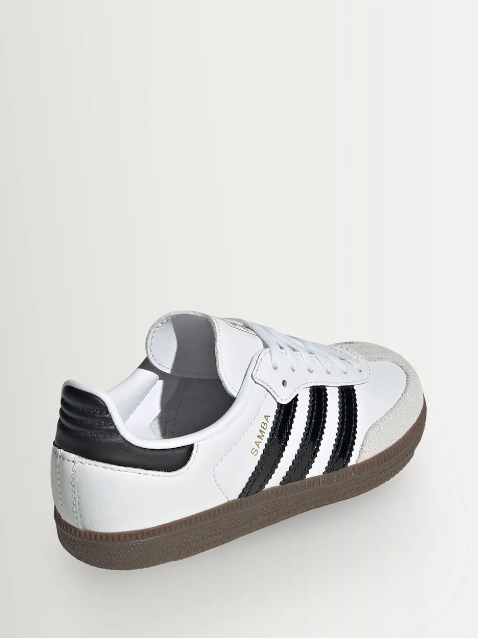 adidas Originals White/Black Samba OG Kids Trainers