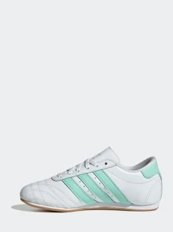 adidas Originals White/Mint Taekwondo Lace Junior Trainers