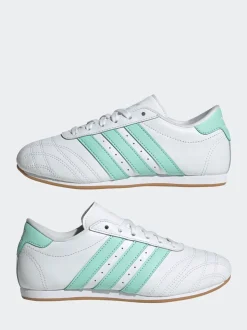 adidas Originals White/Mint Taekwondo Lace Junior Trainers
