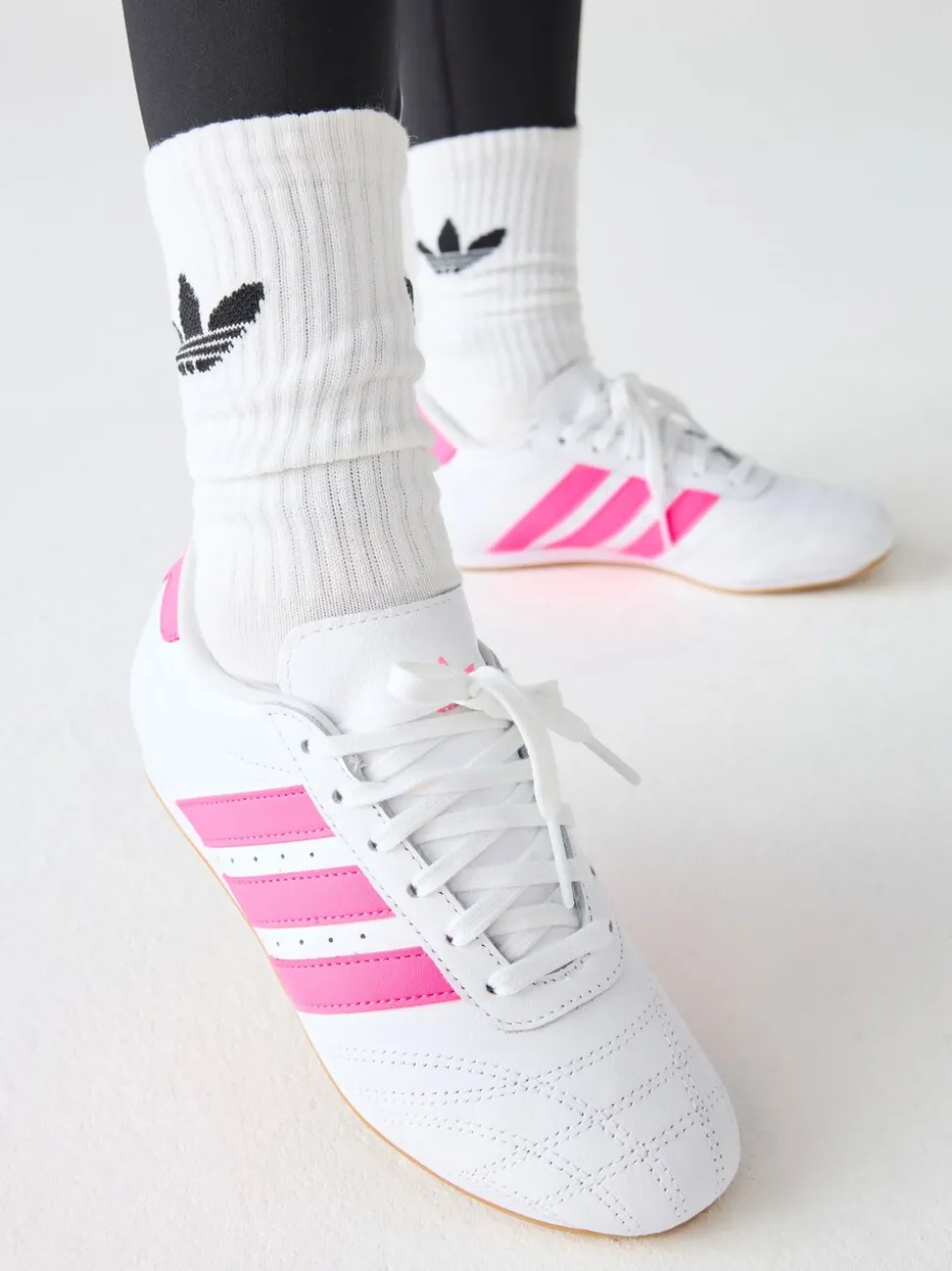 adidas Originals White/Pink Taekwondo Trainers