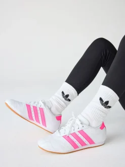 adidas Originals White/Pink Taekwondo Trainers