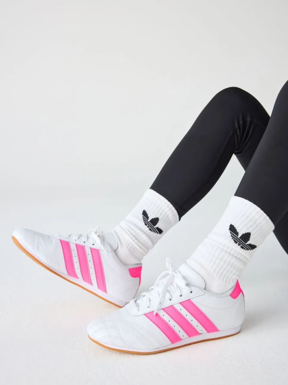 adidas Originals White/Pink Taekwondo Trainers