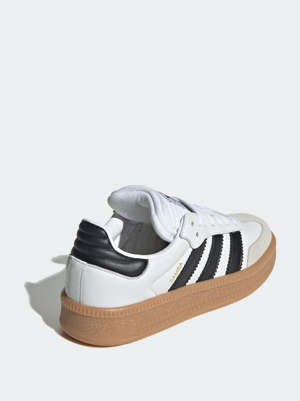 adidas Originals White Samba XLG Lace Junior Trainers