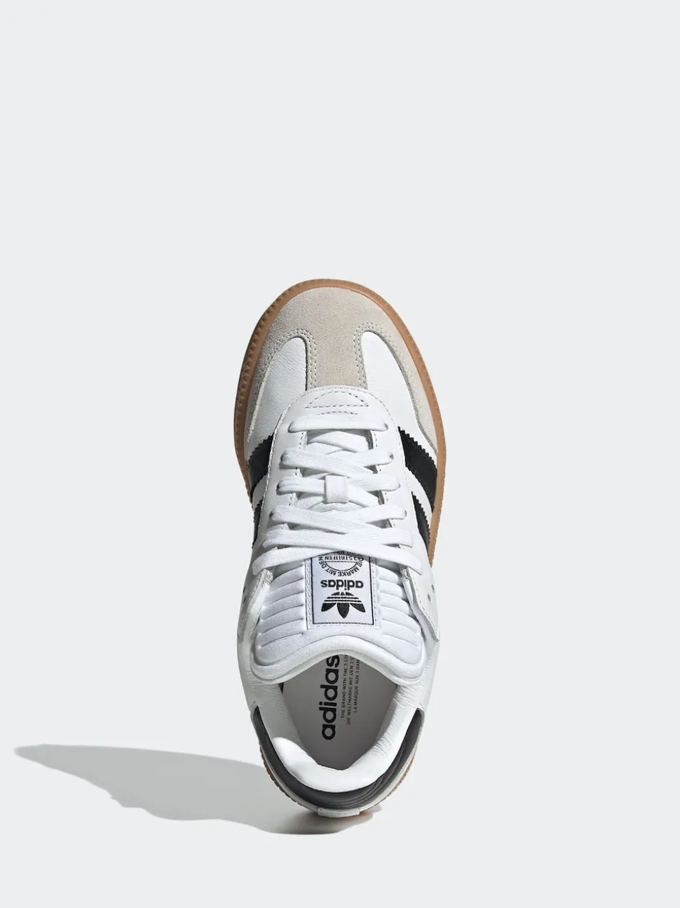 adidas Originals White Samba XLG Lace Junior Trainers