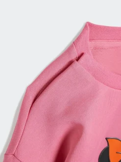adidas Pink Disney Minnie Mouse Infant Kids Sweatshirt and Joggers Set