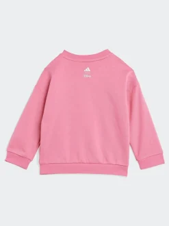 adidas Pink Disney Minnie Mouse Infant Kids Sweatshirt and Joggers Set
