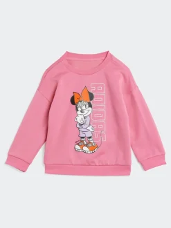 adidas Pink Disney Minnie Mouse Infant Kids Sweatshirt and Joggers Set